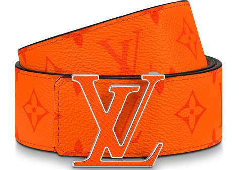 lv orange buckle belt|lv belt buckle for sale.